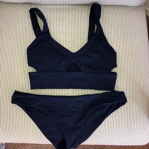 L*Space Navy Bikini - Size Medium